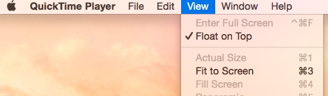 Record with QuickTime on Mac - Step 2