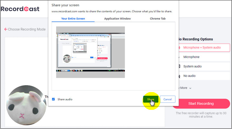 Record the Computer Screen and Your Face at the Same Time with ScreenCast 4