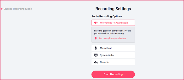 How to Record Screen on Mac with RecordCast - Step 3
